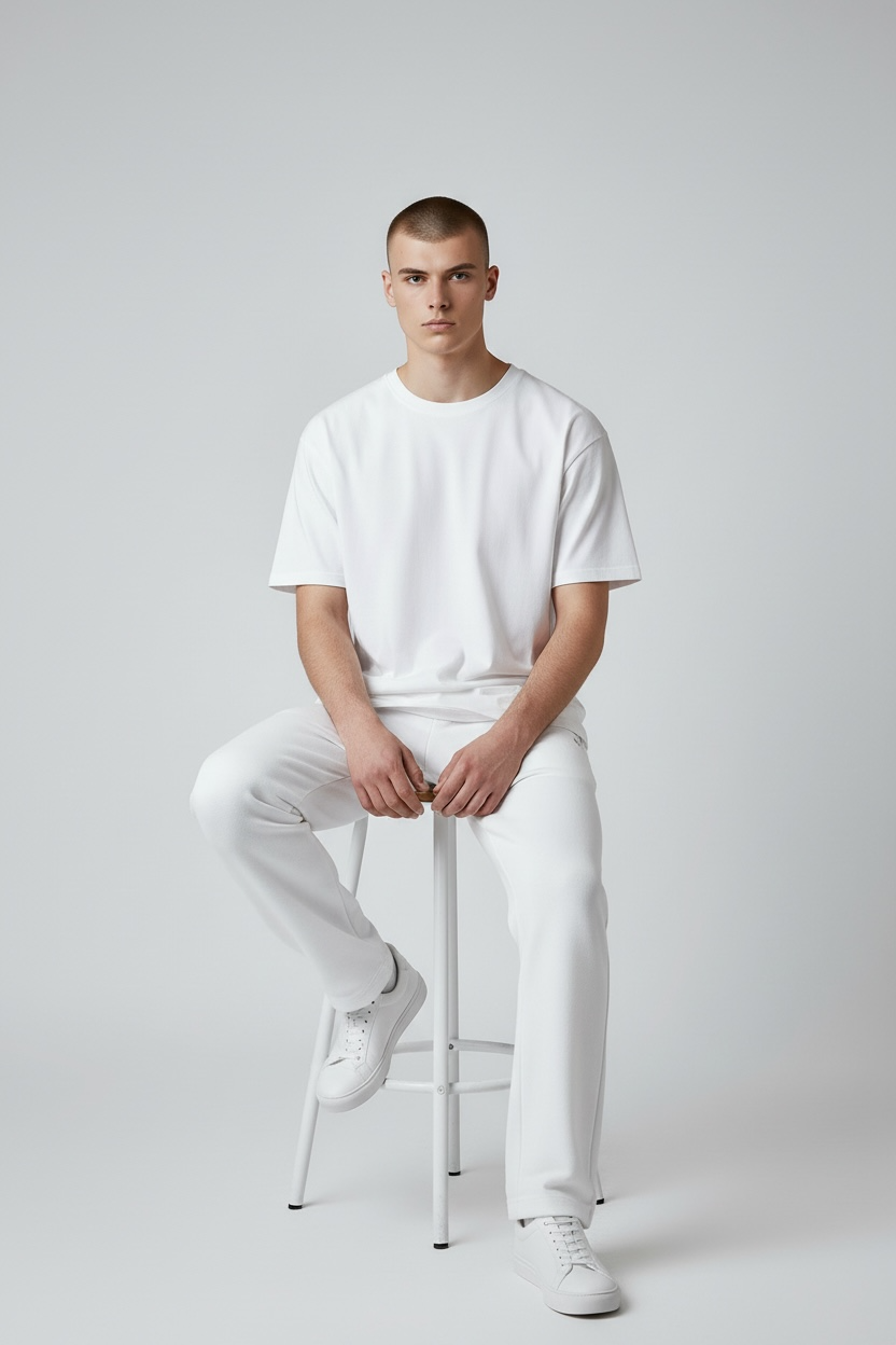 Reversible Hoodies & White T-Shirt