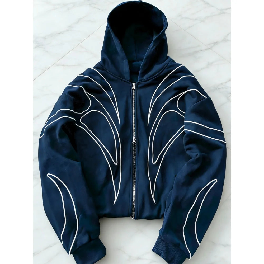 Oversized Embroidered Hoodie