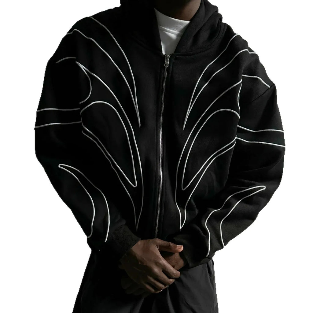 Oversized Embroidered Hoodie